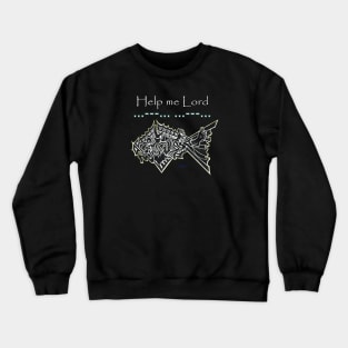 Jonah and the Whale or The Great Fish Crewneck Sweatshirt